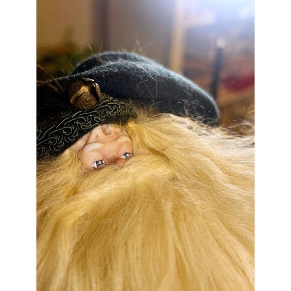 H.C. Accents Handmade Santa Figurine On Tricycle With Basket Of Festive Accents - Picture 4 of 10